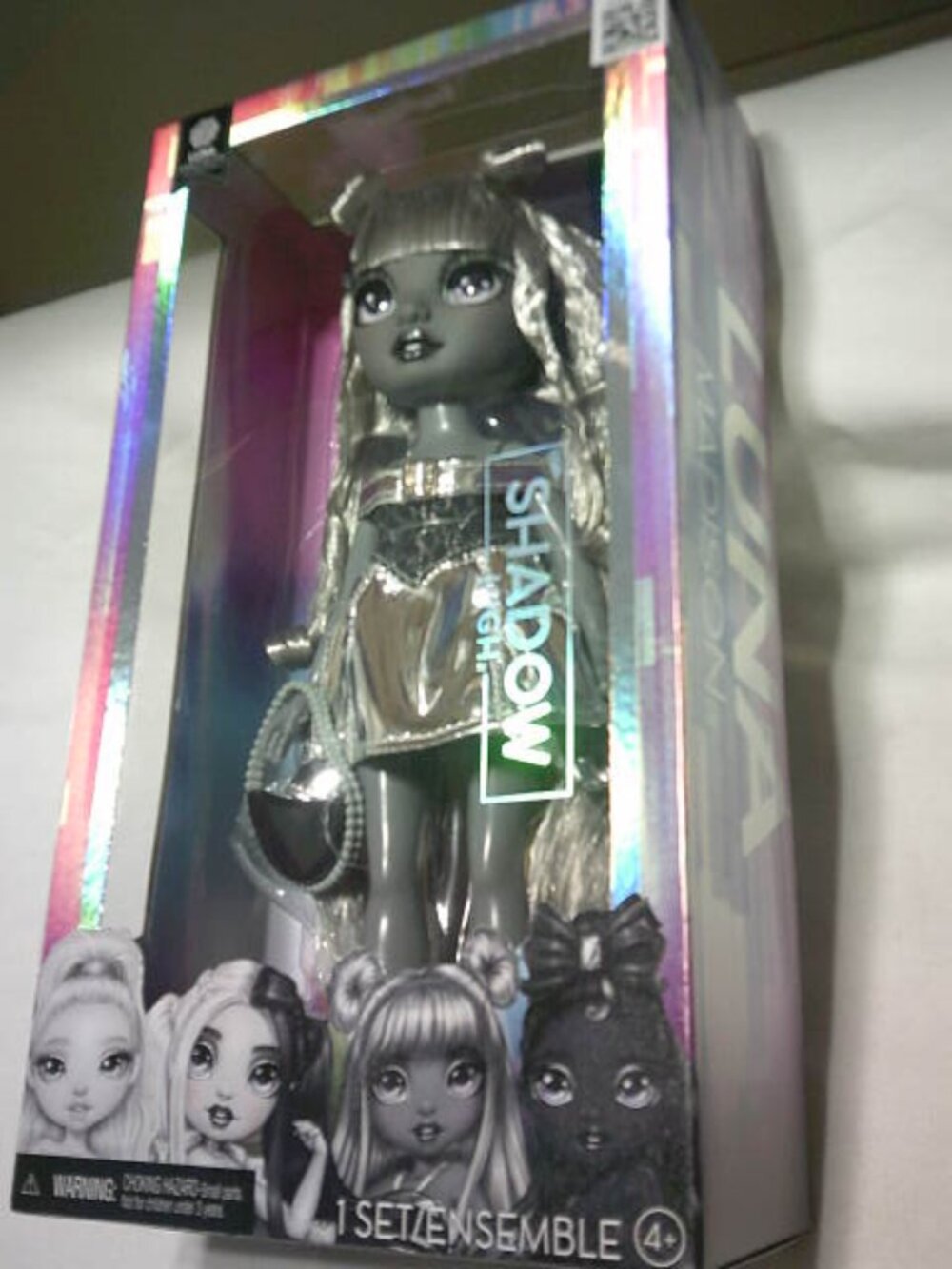 NEW LUNA MADISON SHADOW RAINBOW HIGH DOLL 11" w/ ACCESSORIES SILVER 👸🎁